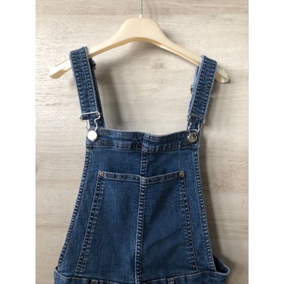 H&M Denim Dark Blue Overalls / Dungarees Size 8 - Picture 5 of 9